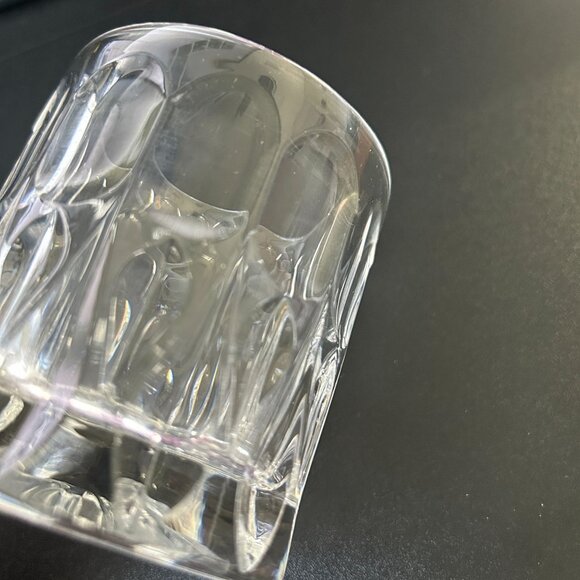 Crystal Double Old Fashion Rocks Glass Set of 3 Glasses Whiskey Barware - Picture 9 of 10